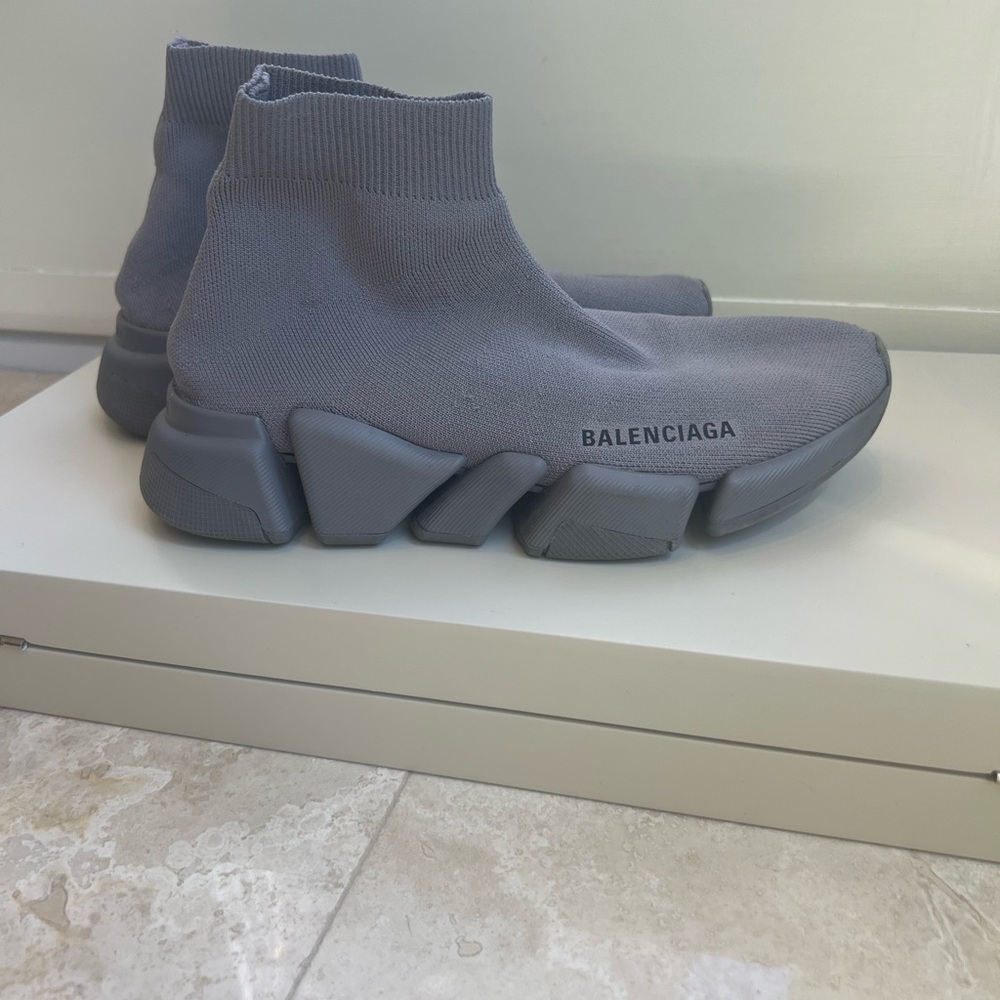 Balenciaga Gray Sock Sneakers